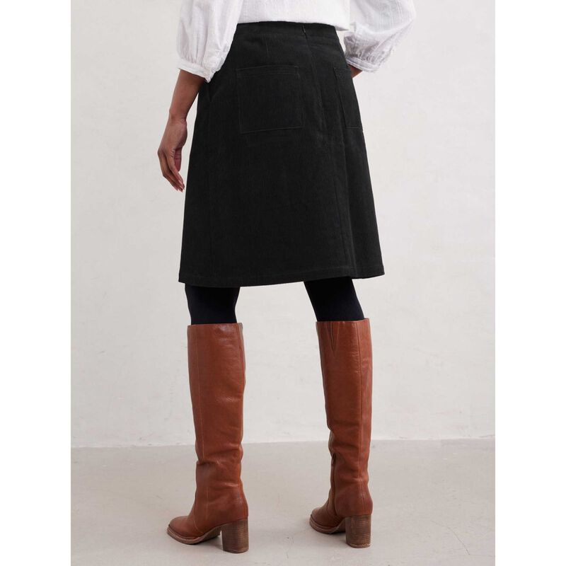 Seasalt Cornwall Dovetail Skirt Onyx image number 1