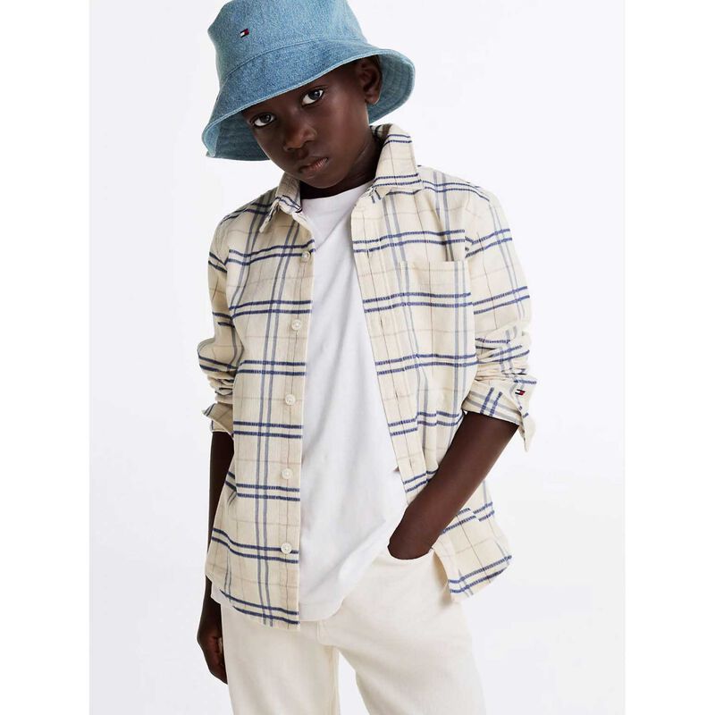 Tommy Hilfiger Mixed Check Regular Fit LS Shirt 8-16Y image number 1