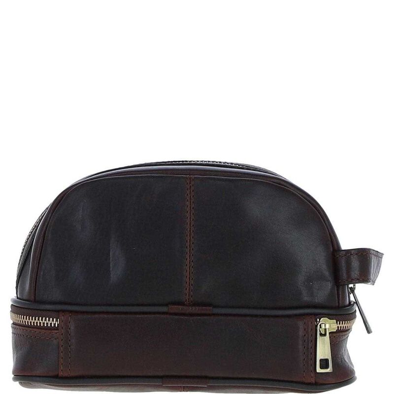 Ashwood Leather Men's Zip Washbag image number 7