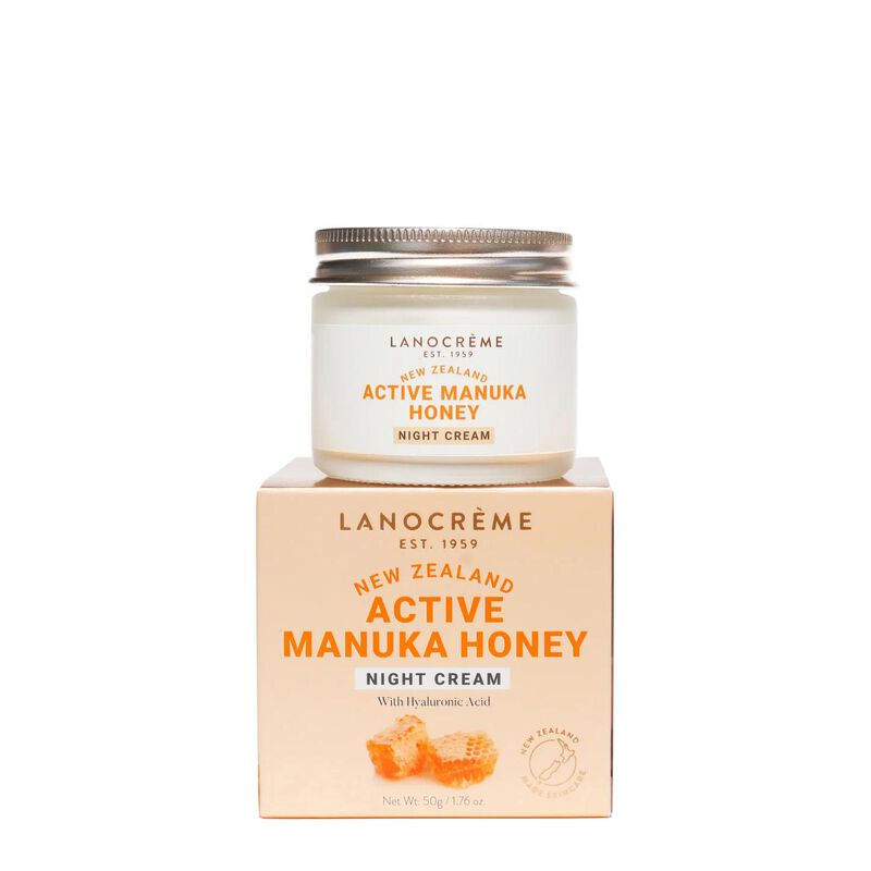 Lanocreme Manuka Honey Night Cream with Collagen & Hyaluronic Acid 50g image number 0