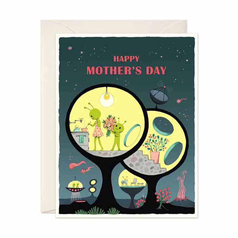 Mother's Day Aliens Card image number 1