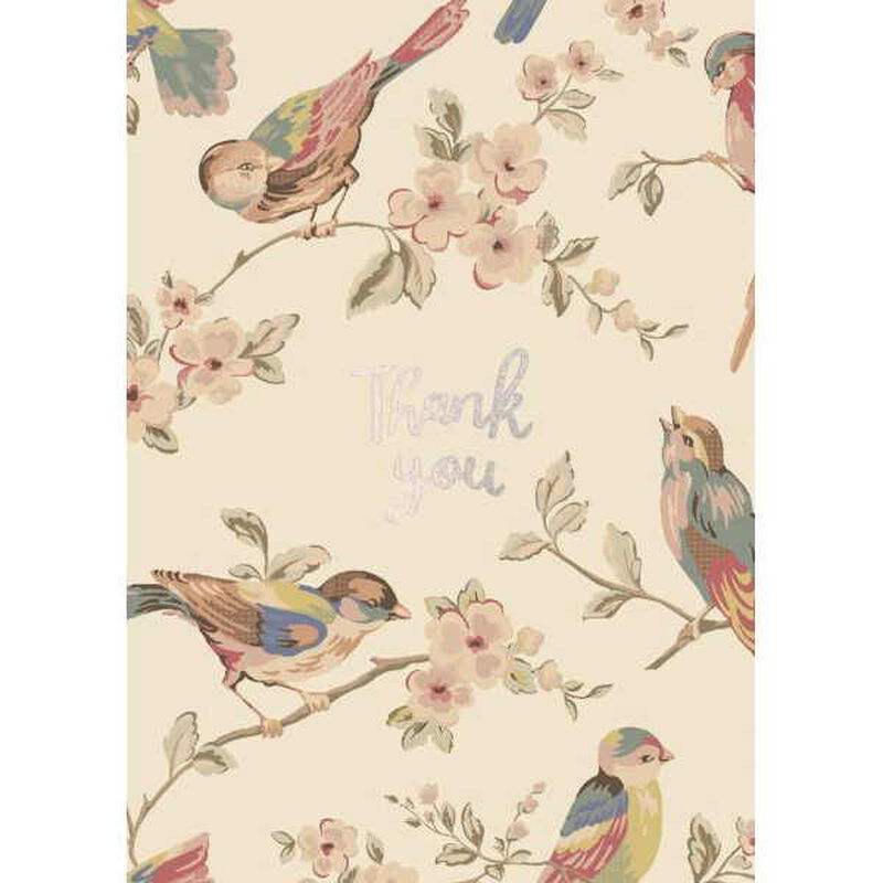 Thank You Birds Foil Card image number 0