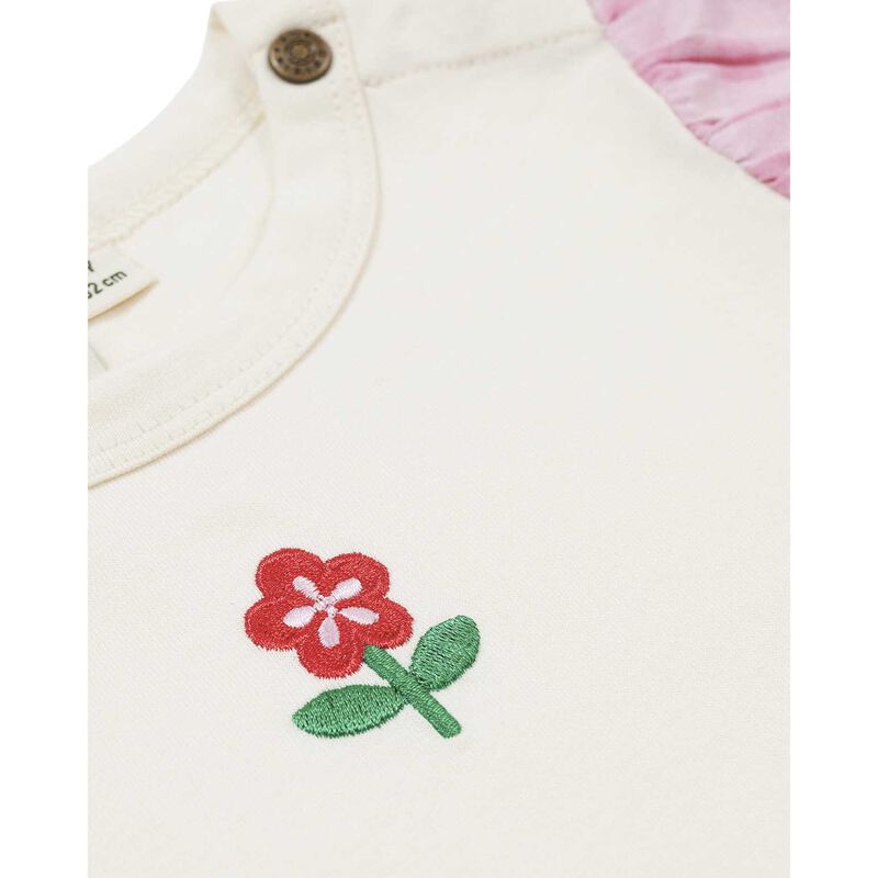 Goldie + Ace Gingham Puff Sleeve Top 6M-2Y image number 2