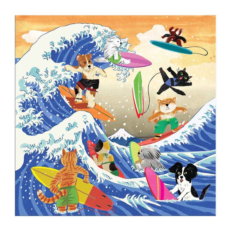 Galison Yeji Yun The Great Surf 500 Piece Puzzle image number 2