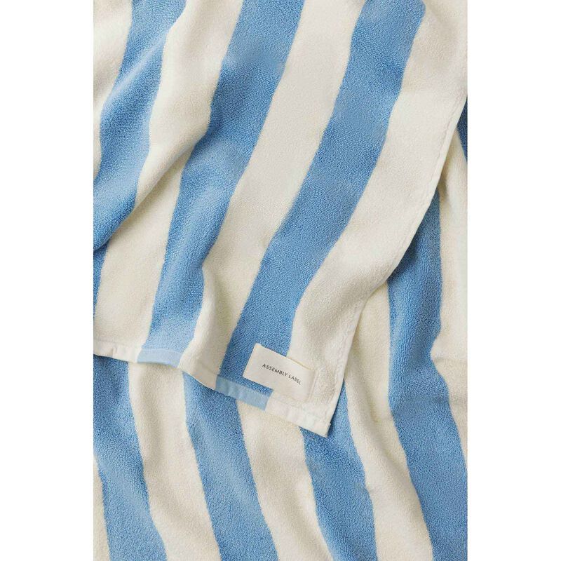 Assembly Label Signature Stripe Beach Towel Skylar image number 1