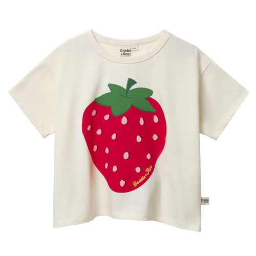 Goldie + Ace Oversized Strawberry T-Shirt 3-6Y