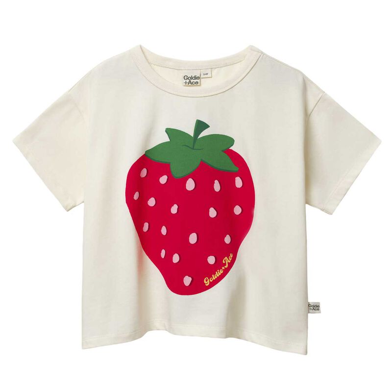 Goldie + Ace Oversized Strawberry T-Shirt 3-6Y image number 0