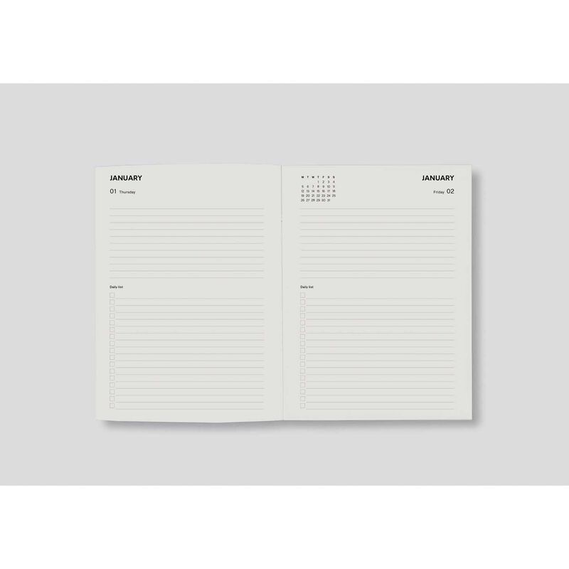 Father Rabbit Olive Deco Daily Diary 2026 image number 2