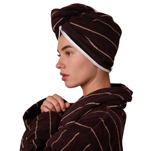 HOMMEY. Pinstripe Hair Wrap