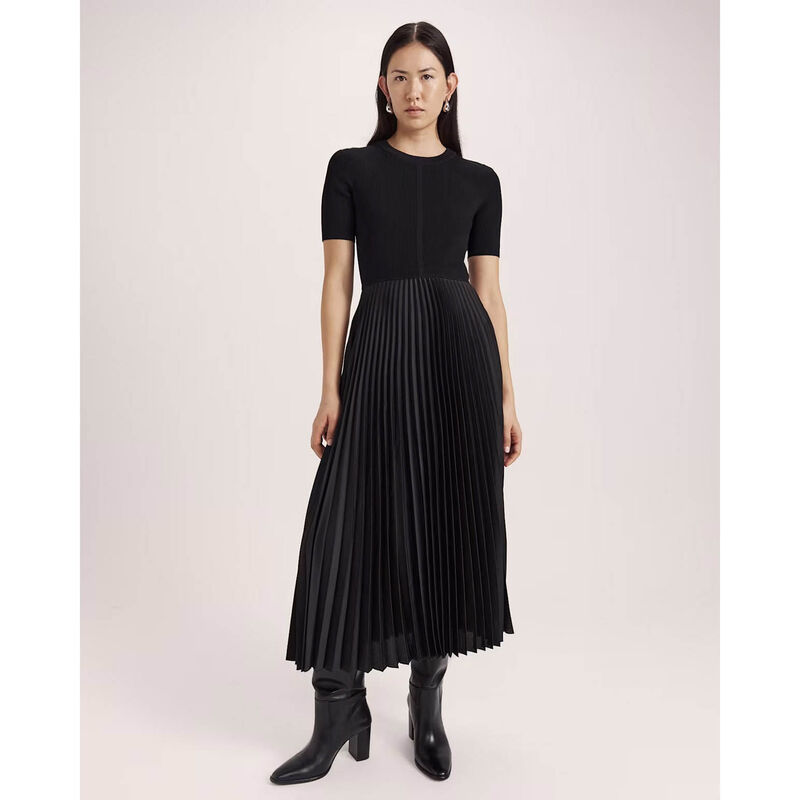 SABA Vicky Mixed Media Dress image number 6