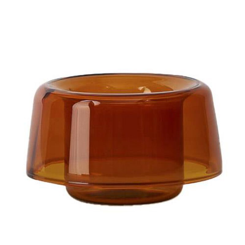 Città Cascade Tealight Holder Amber image number 0