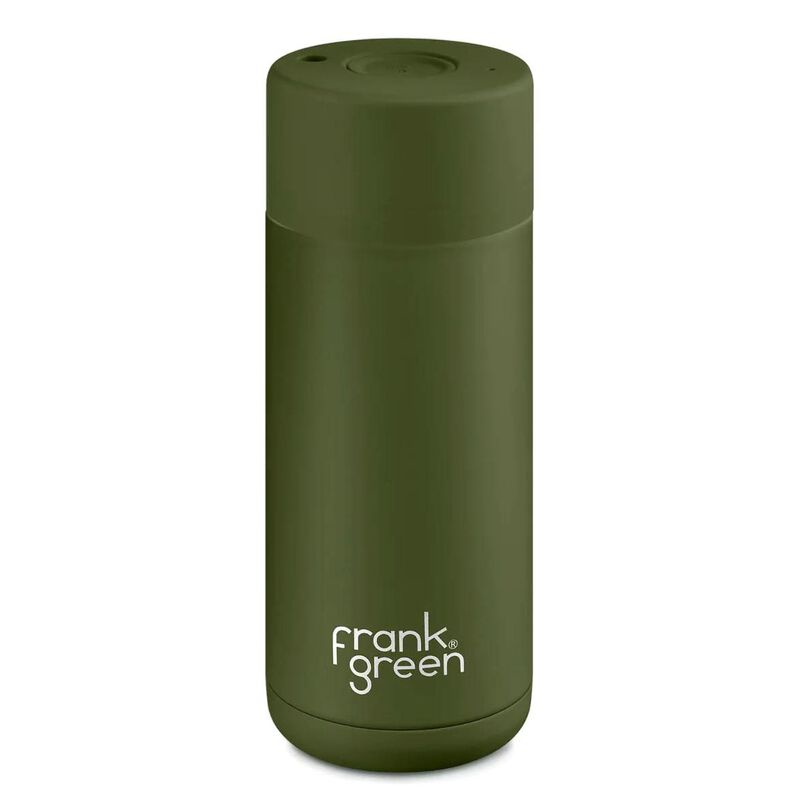frank green 16oz Ceramic Reusable Cup with Push Button Lid image number 0