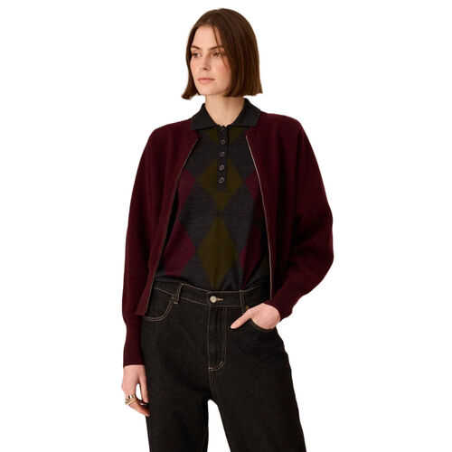 POL Wyatt Boiled Wool Bomber