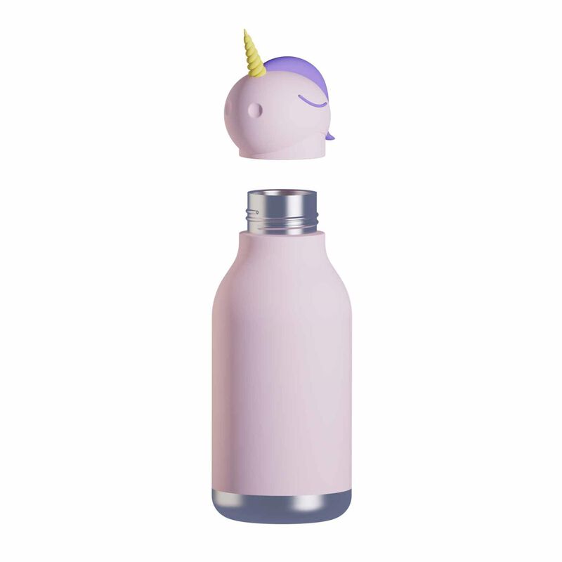 Asobu Bestie Bottle Unicorn Double Wall Insulated Bottle 460ml Pink image number 1
