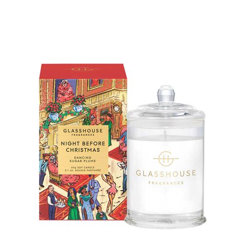 Glasshouse Fragrances Night Before Christmas Soy Candle 60g