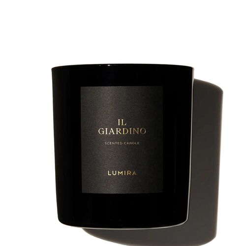 LUMIRA Black Candle Il Giardino 300g