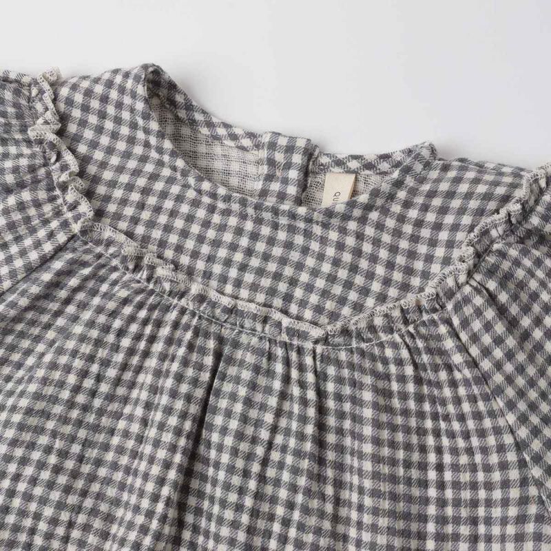 Quincy Mae Mia Top + Bloomer Set Gingham image number 1