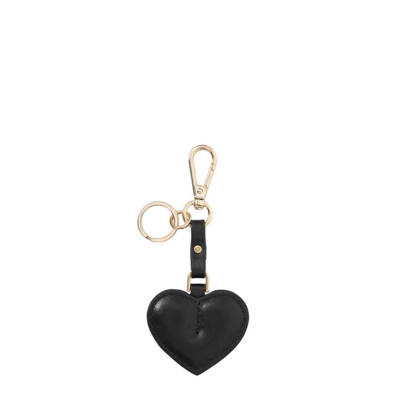 Saben Charm Keyring Heart Black image number 2