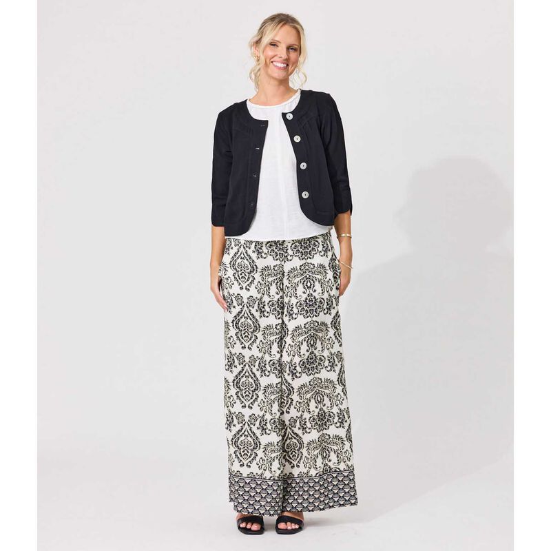 Lemon Tree Amalfi Linen Jacket image number 3