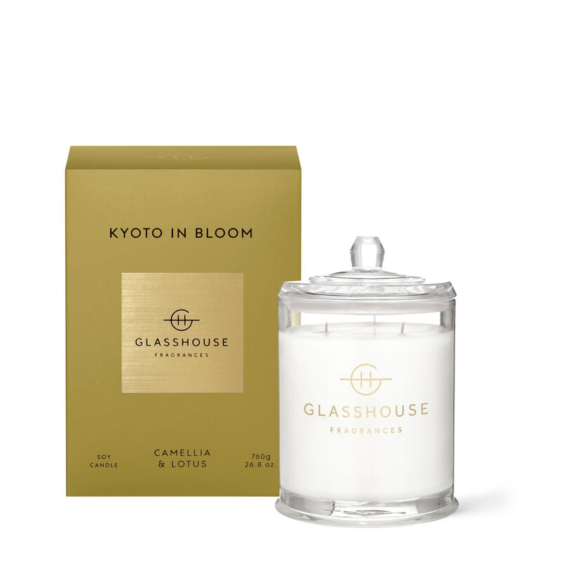 Glasshouse Fragrances Kyoto in Bloom Soy Candle 760g image number 0