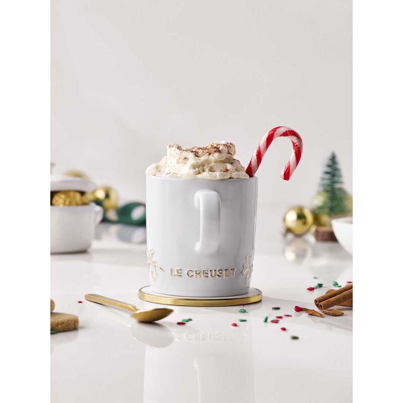 Le Creuset Mug 350ml Holly - Cerise Gold Trim image number 1