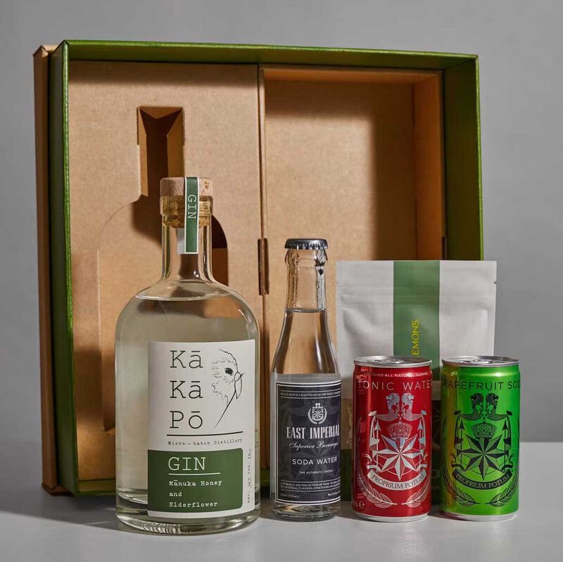 Kakapo Manuka Honey & Elderflower Gin & Tonic Gift Box image number 2