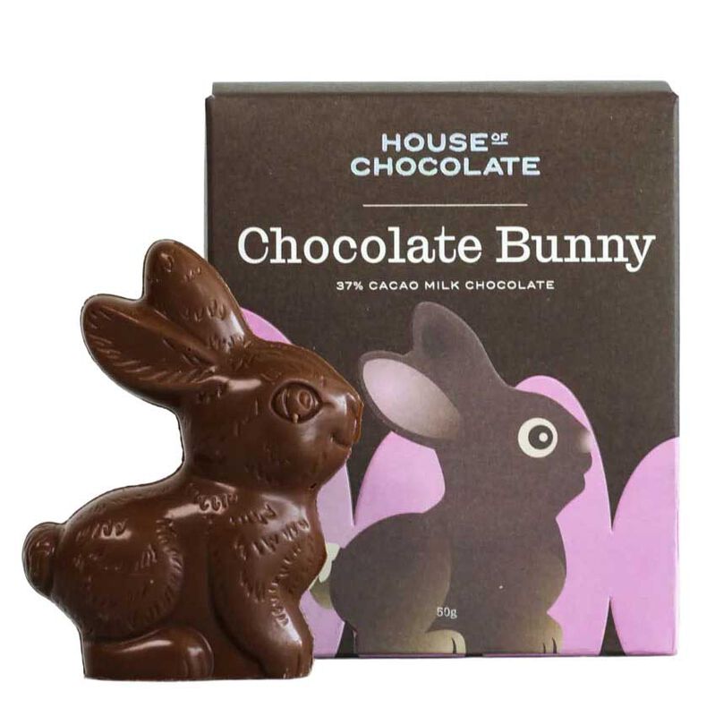 House of Chocolate Milk Chocolate Easter Bunny 50g image number 0