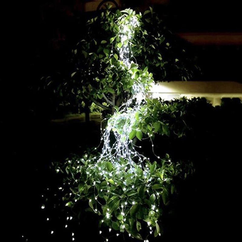 Stellar Haus AA Waterfall Lights Silver Cool White 1.5m image number 1