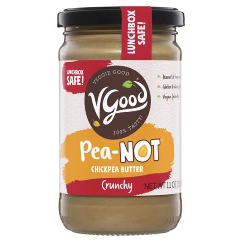 V-Good Pea-Not Nut-Free Chickpea Butter Crunchy 310g image number 0