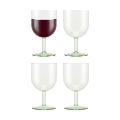 Bodum Oktett 4Pc Durable Red Wine Glass - Pistachio