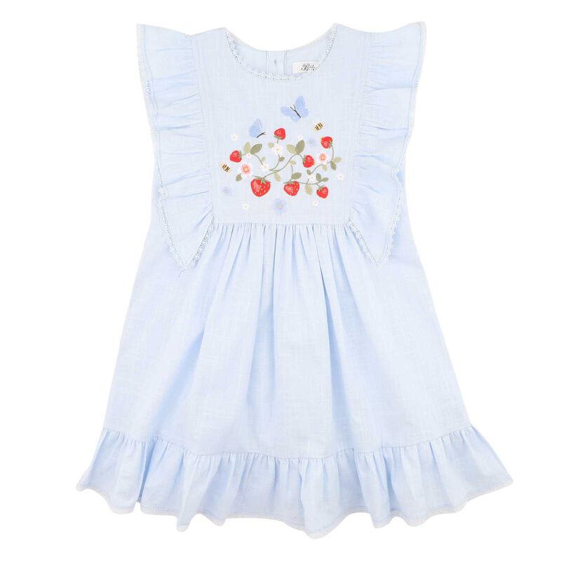 B&eacute;b&eacute; Poppy Embroidered Yoke Dress 3-7Y image number 0