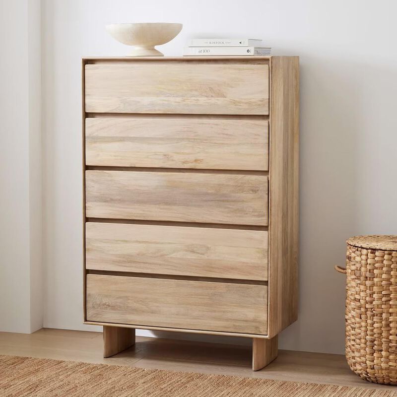 West Elm Anton Solid Wood 5-Drawer Dresser image number 3