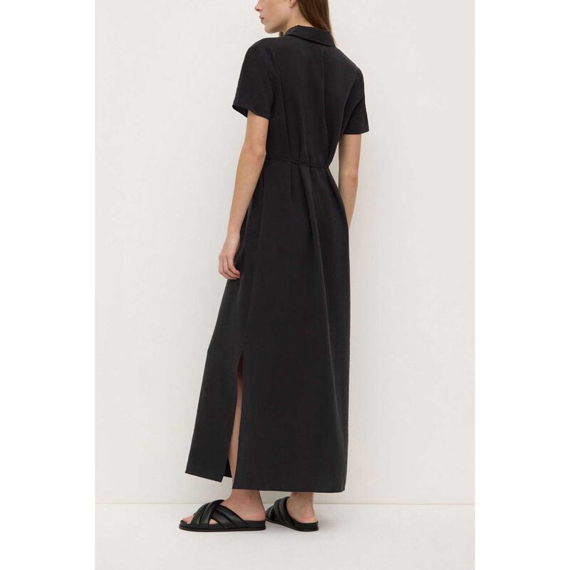 Assembly Label Heather Silk Blend Shirt Dress Black image number 1