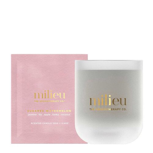Milieu Candle 160g - Sugared Watermelon