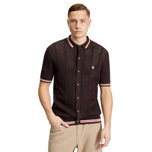 Ben Sherman Open Texture Button Through Shirt