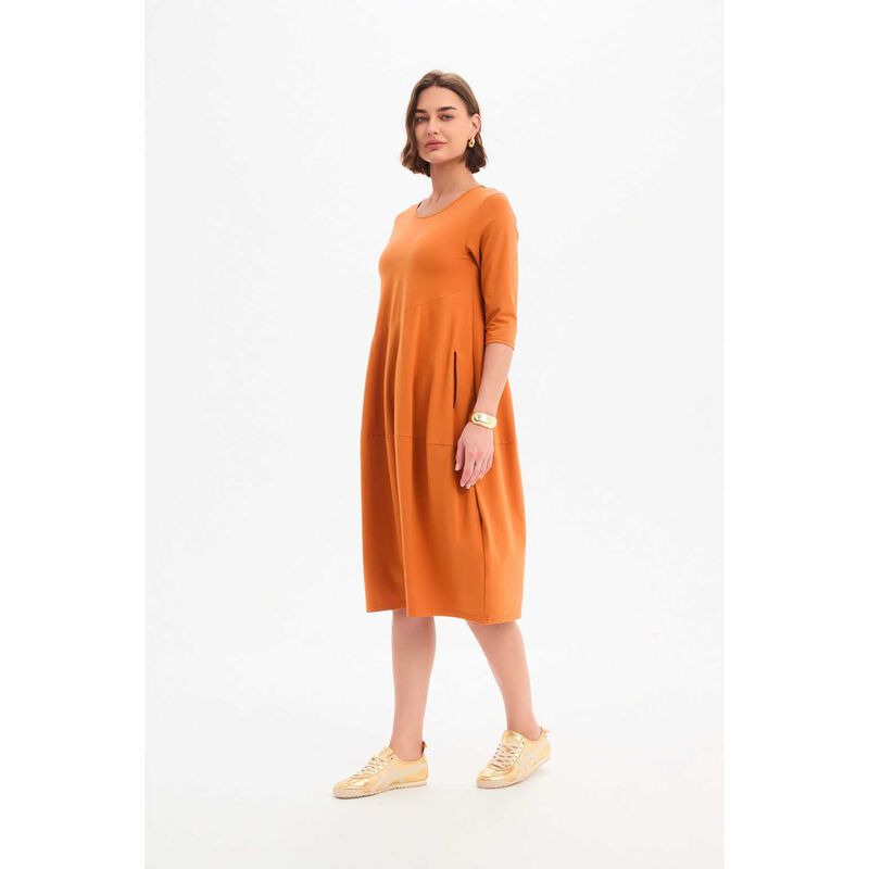 TIRELLI Diagonal Seam Winter Dress image number 3