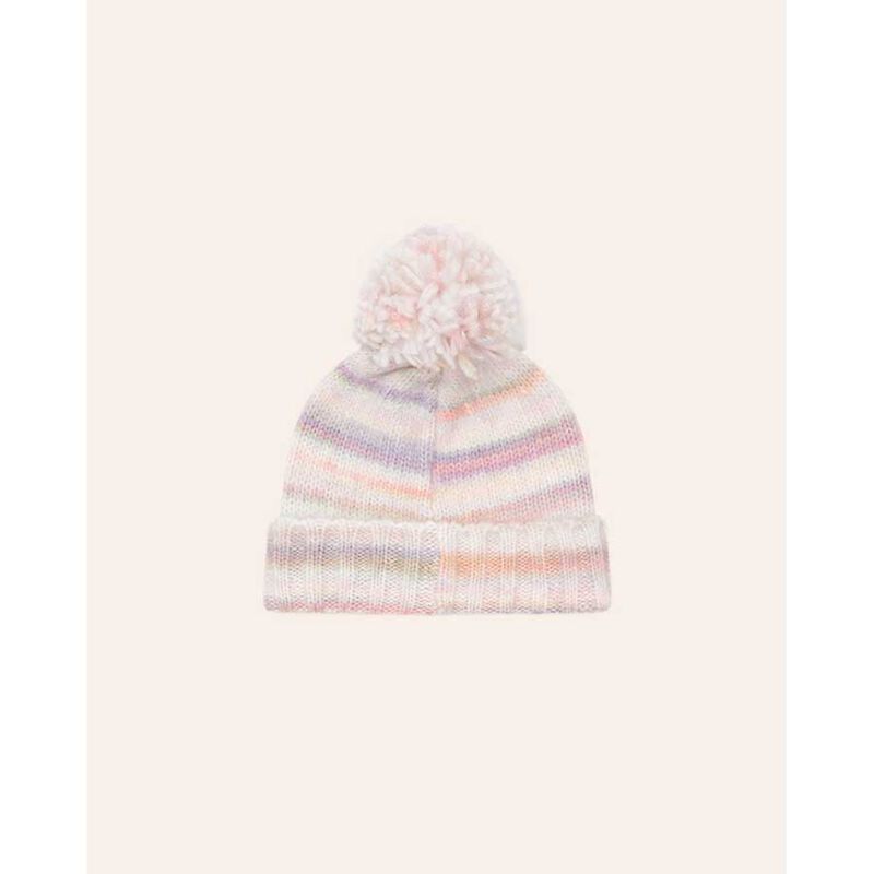 Huxbaby Rainbow Stripe Knit Beanie image number 1