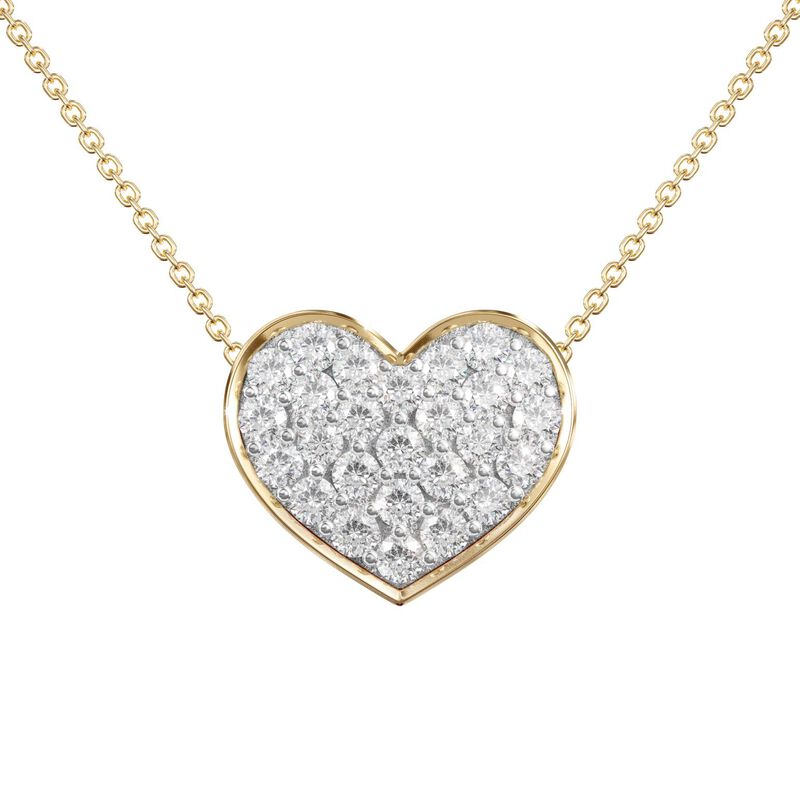 LOVE IN A JEWEL The Full Heart Keepsake Pendant image number 0