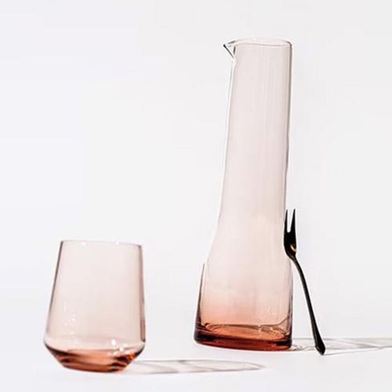 iittala Essence Tumbler 35cl Salmon Pink Pair image number 1