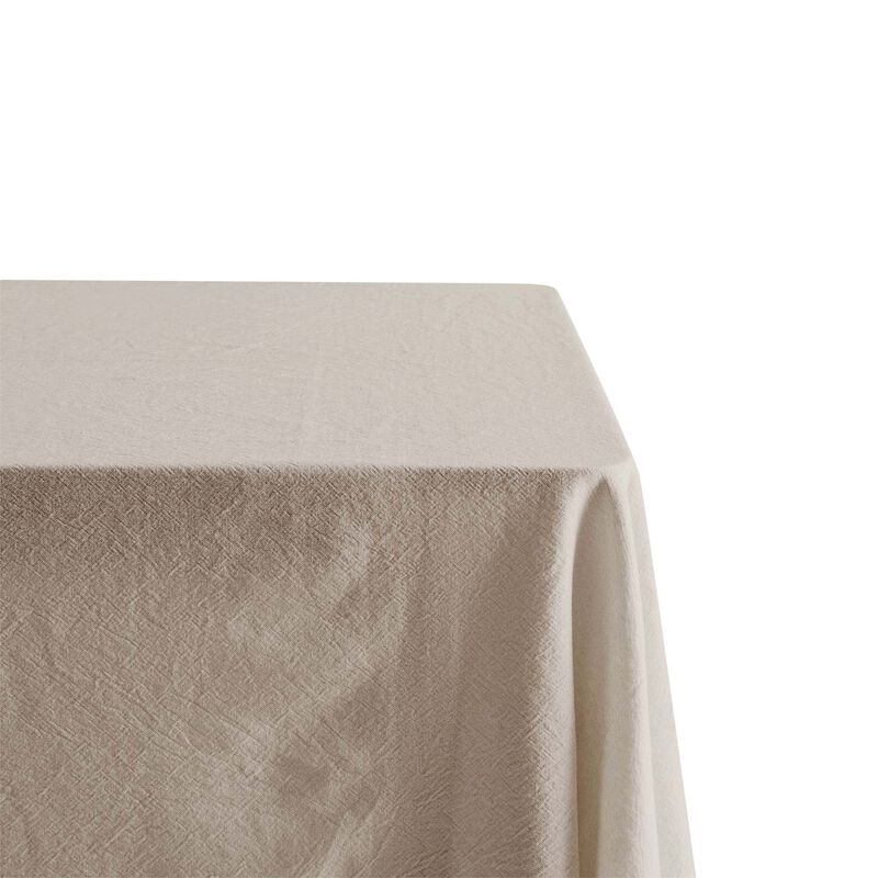Citt&agrave; Washed Cotton Tablecloth Natural image number 0