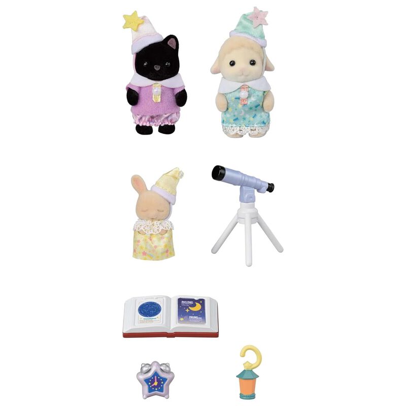 Sylvanian Families Nursery Friends Sleepover Party Trio image number 1