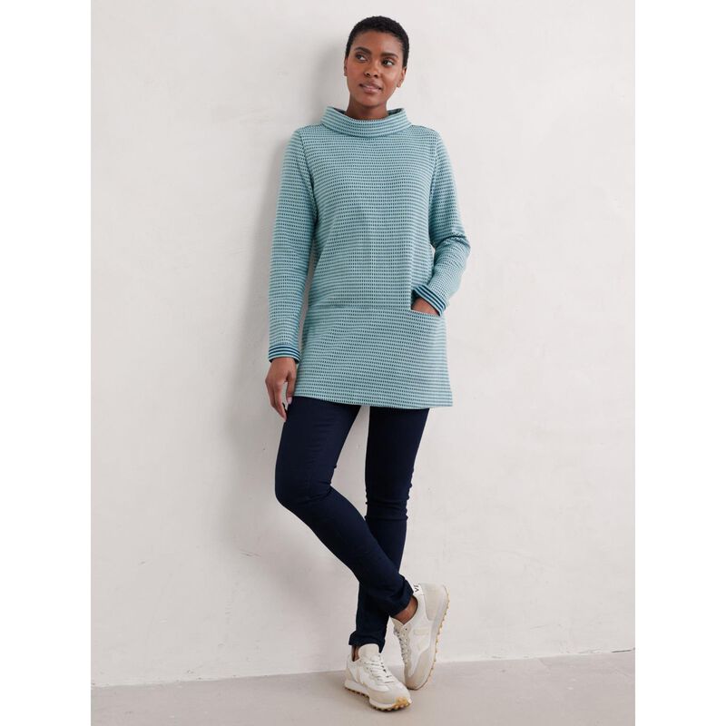 Seasalt Cornwall Mawgan Porth Tunic Bramble Bank Mist image number 3