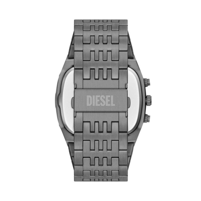 Diesel Spiked Cushion Chronograph Gunmetal Stainless Steel Watch image number 1