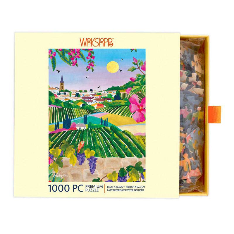 WerkShoppe Village Vineyard 1000 Piece Puzzle image number 2