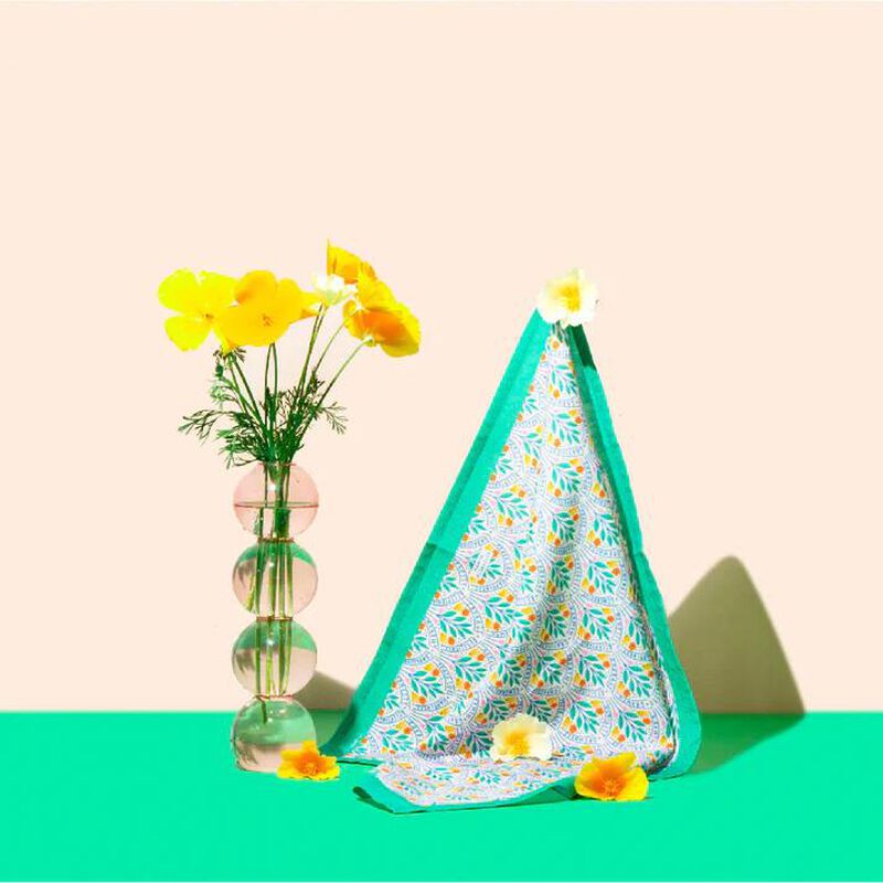 HANK 3. JOY by Elizabeth Olwen Organic Cotton Handkerchief image number 3