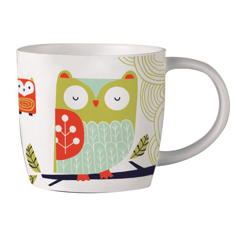repeat repeat Folkland Barn Owl Mug image number 0