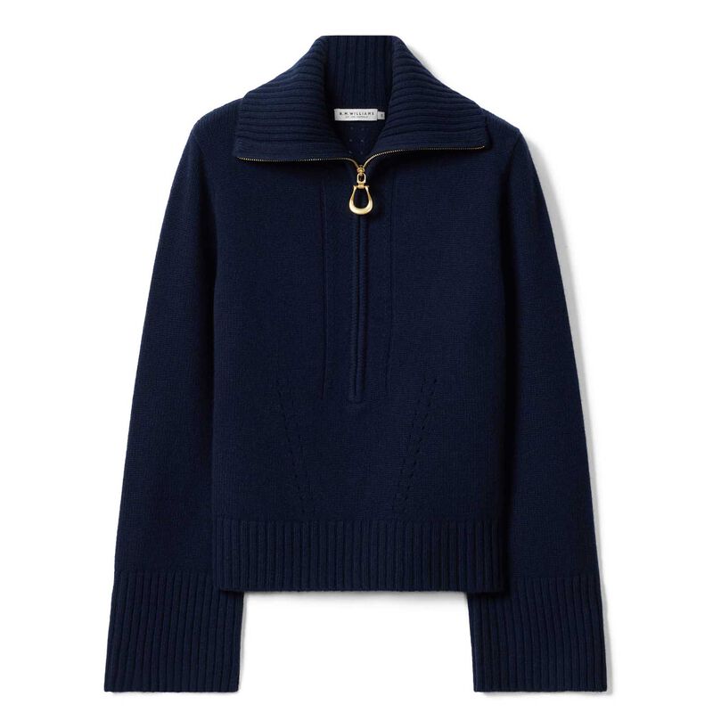 R.M. Williams Casuarina Lambswool Zip Knit image number 2