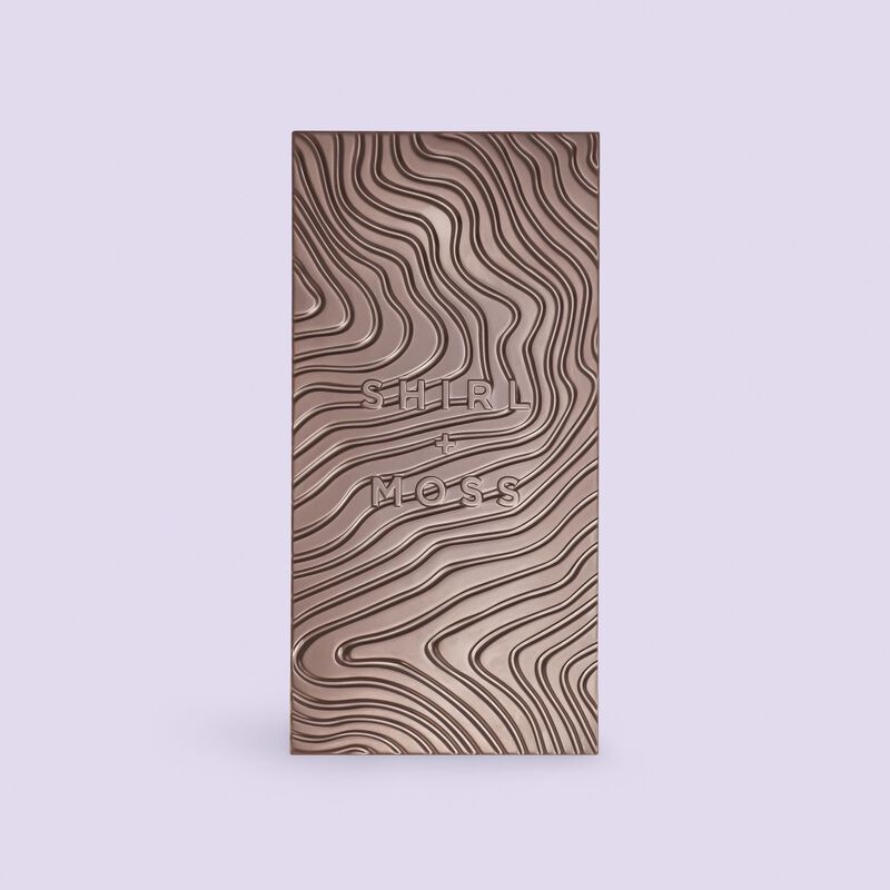 Shirl + Moss Fig & Nib 70% Dark Chocolate Bar 80g image number 1