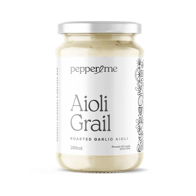 Pepper & Me The Aioli Grail! Roasted Garlic Aioli Jar 280ml image number 0