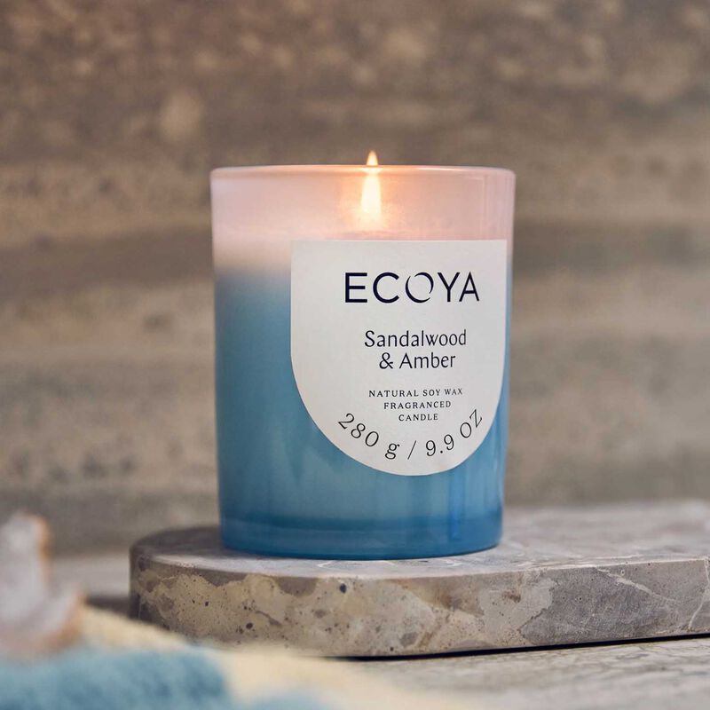 ECOYA Amber & Sandalwood Metro Candle 280g image number 1